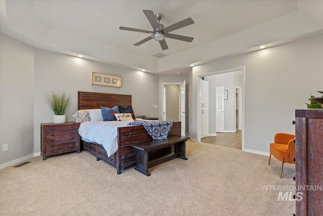 5915 N Lilybrook Pl, Boise, ID 83713 - carpeted bedroom featuring baseboards and ceiling fan