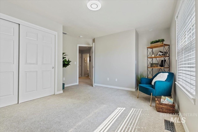 5915 N Lilybrook Pl, Boise, ID 83713 - living area featuring carpet and baseboards