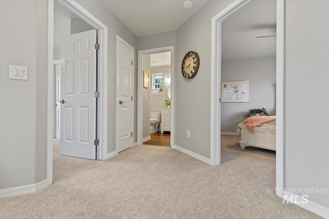 5915 N Lilybrook Pl, Boise, ID 83713 - corridor featuring carpet flooring and baseboards