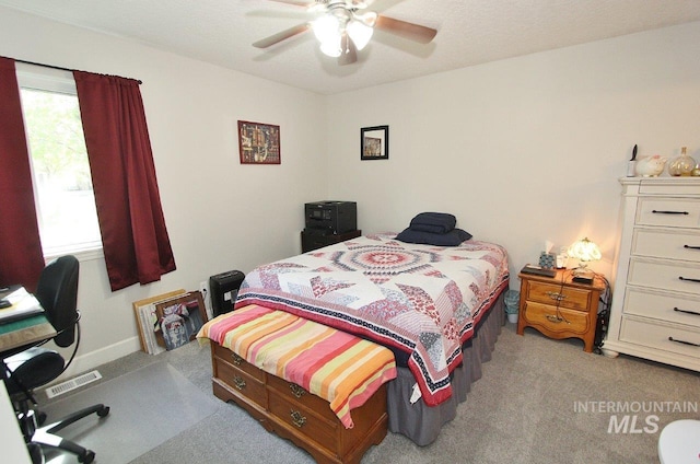415 S Fern St, Nampa, ID 83686 - carpeted bedroom featuring visible vents and ceiling fan