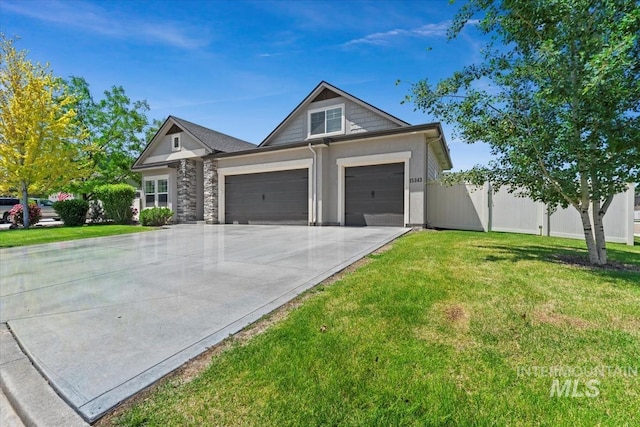 15343 Moss Creek Way, Caldwell, ID 83607 - view of front of property with an attached garage and concrete driveway