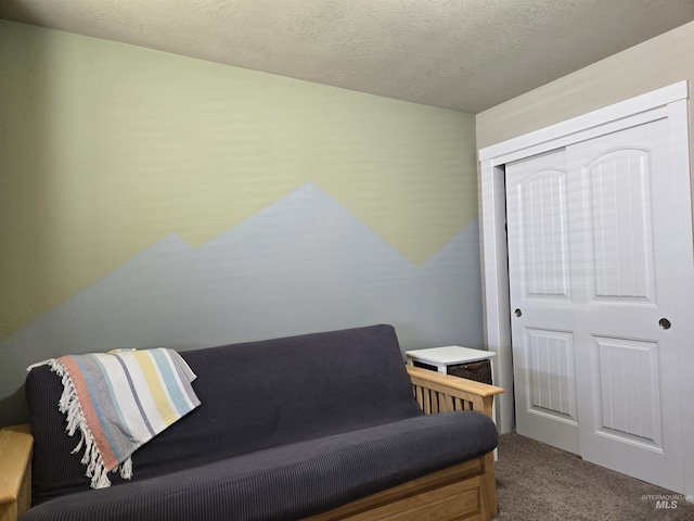 235 Meadow View Dr, Payette, ID 83661 - living area with carpet flooring and a textured ceiling