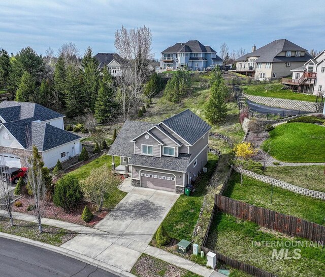 1962 E 6th St, Moscow, ID 83843 - bird's eye view with a residential view