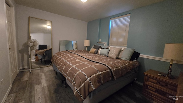 24 Shady Ln, Garden Valley, ID 83622 - bedroom with wood finished floors and baseboards