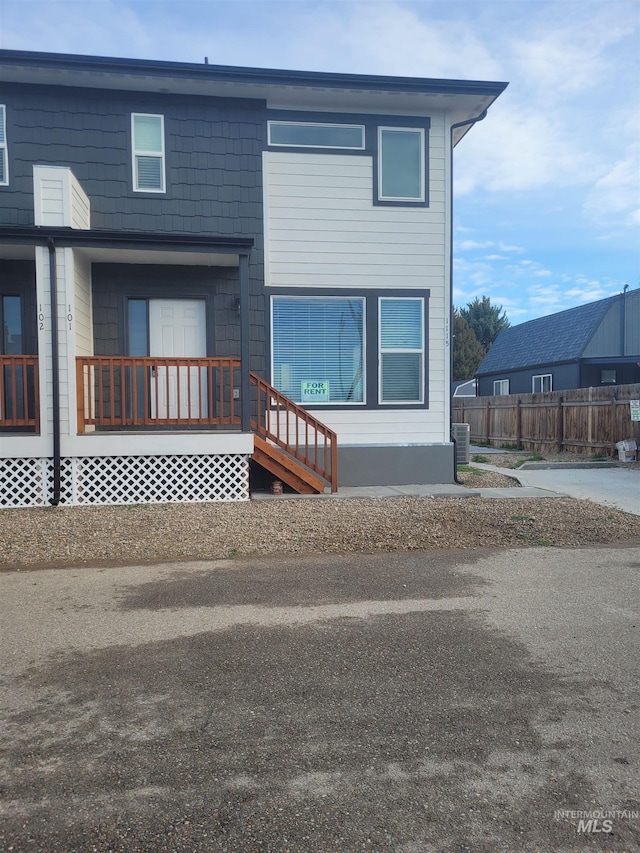 1115 N Midland Blvd, Nampa, ID 83651 - exterior space featuring fence and central air condition unit