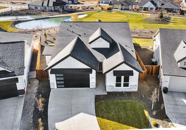 11321 S Yeoman St, Kuna, ID 83634 - aerial view of residential area with a pool area