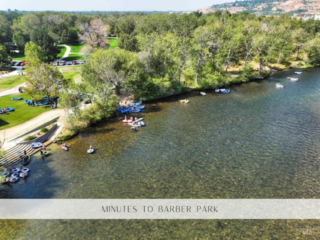 2252 E Tiger Lily Dr, Boise, ID 83716 - aerial view of property's location featuring a large body of water