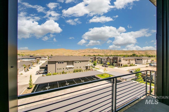 4340 E Haystack St Unit 304, Boise, ID 83716 - balcony featuring a mountain view and a residential view
