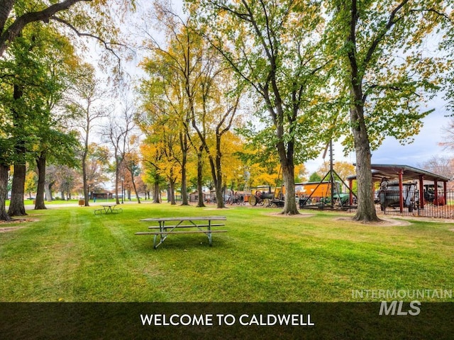 19321 Geneva Way, Caldwell, ID 83605 - view of property's community featuring fence and a yard