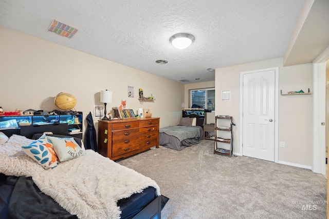 1229 N Hiltonhead Way, Eagle, ID 83616 - bedroom featuring carpet floors and a textured ceiling
