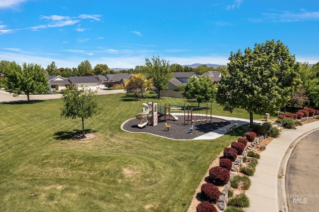 4902 N Schubert Ave, Meridian, ID 83646 - view of home's community with a yard