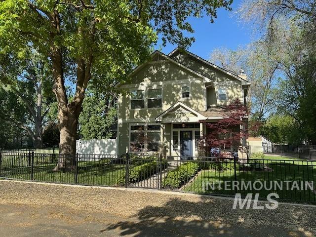2311 N 34th, Boise, ID 83703 - view of front facade with a fenced front yard