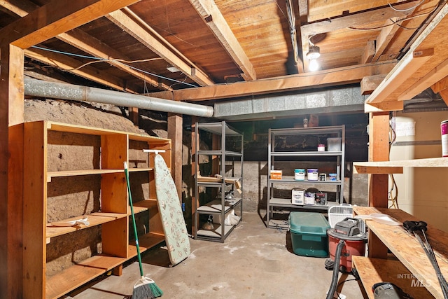 view of storage room