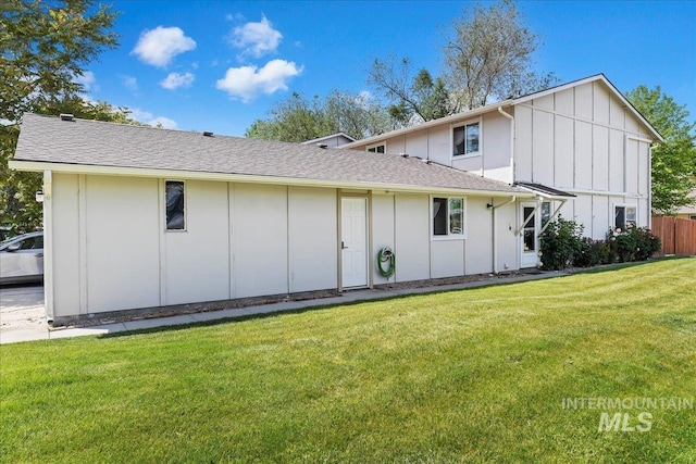 2429 Cherry St, Caldwell, ID 83605 - back of property featuring board and batten siding and roof with shingles
