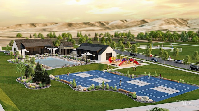 14241 N Woodpecker Ave, Boise, ID 83714 - aerial view of a pool
