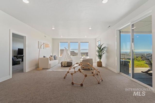 3501 E Planet Dr, Boise, ID 83712 - carpeted dining room featuring baseboards and recessed lighting
