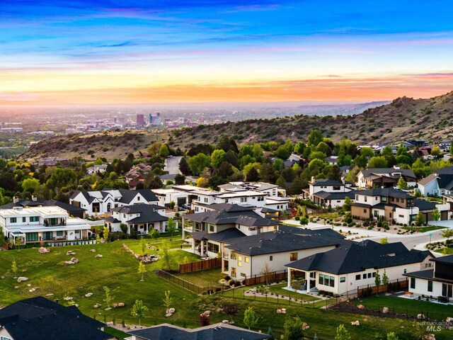 3501 E Planet Dr, Boise, ID 83712 - aerial view at dusk of a residential view