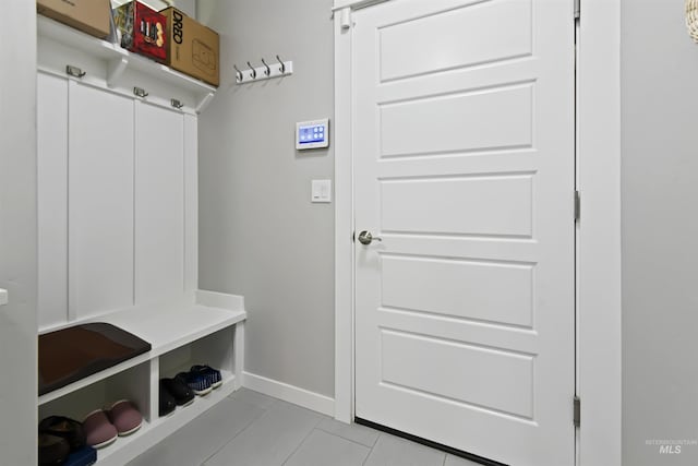 6164 N Winward Ln, Meridian, ID 83646 - mudroom featuring light tile patterned flooring and baseboards