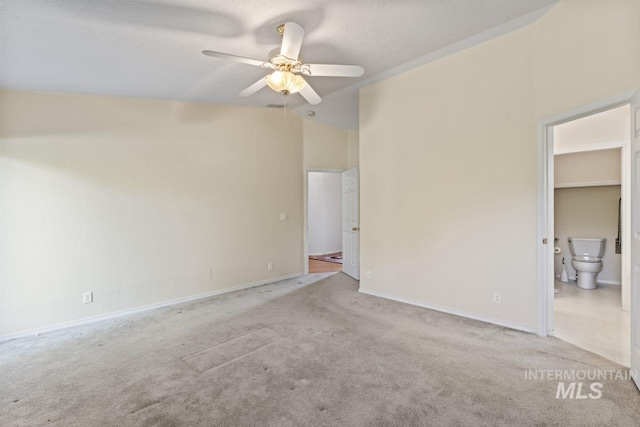 1548 N Vineyards Ave, Meridian, ID 83642 - unfurnished bedroom featuring carpet flooring, ensuite bathroom, baseboards, and a ceiling fan