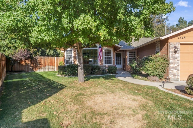 1548 N Vineyards Ave, Meridian, ID 83642 - view of front of home with a garage and brick siding