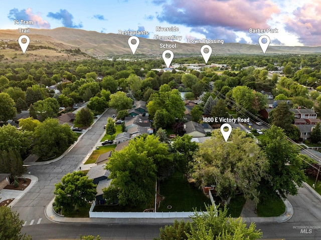 1600 E Victory Rd, Boise, ID 83706 - aerial view of mountains