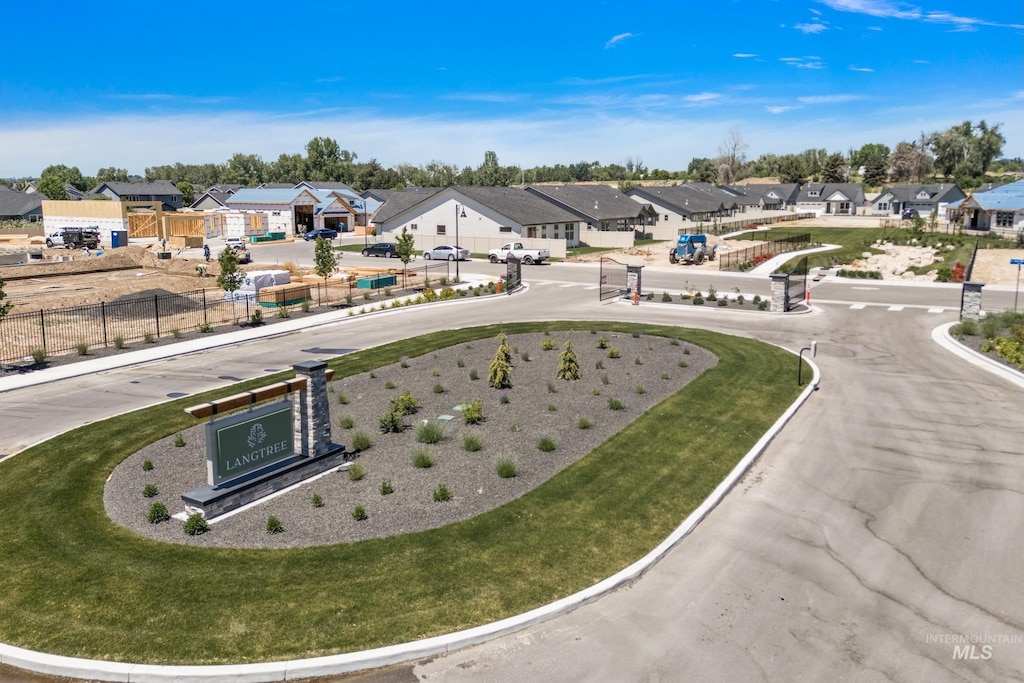 9887 W Snow Wolf Ln, Star, ID 83669 - aerial perspective of suburban area