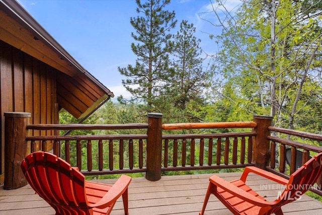 370 Blackhawk Lake Dr, Mccall, ID 83638 - view of wooden terrace