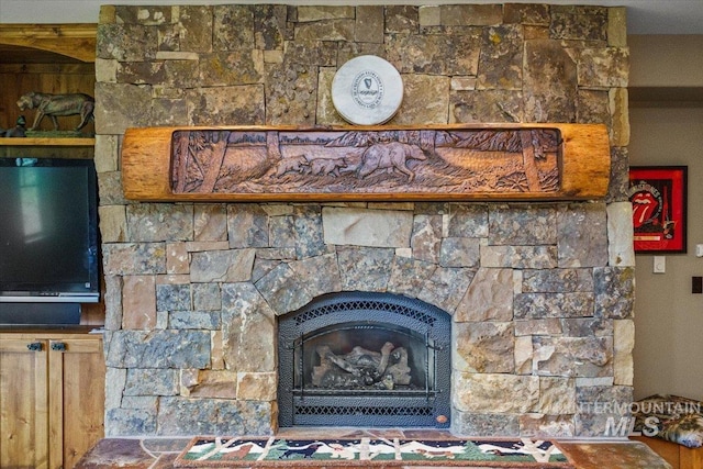 370 Blackhawk Lake Dr, Mccall, ID 83638 - detailed view of a fireplace