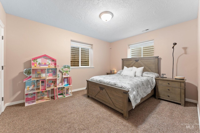 4019 E Man O War Dr, Nampa, ID 83686 - bedroom with carpet floors and a textured ceiling