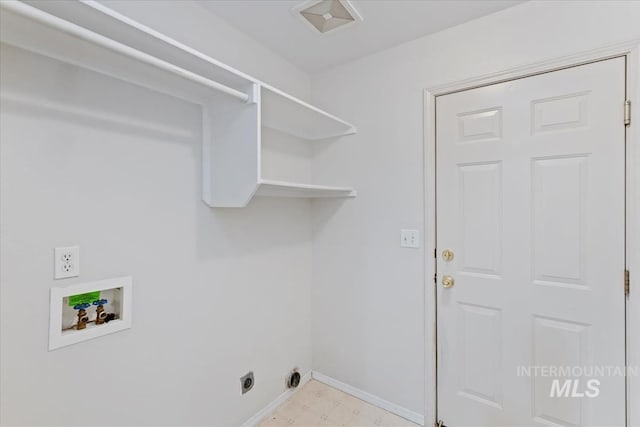 10795 W Susan St, Boise, ID 83713 - laundry room with washer hookup, hookup for an electric dryer, and light floors
