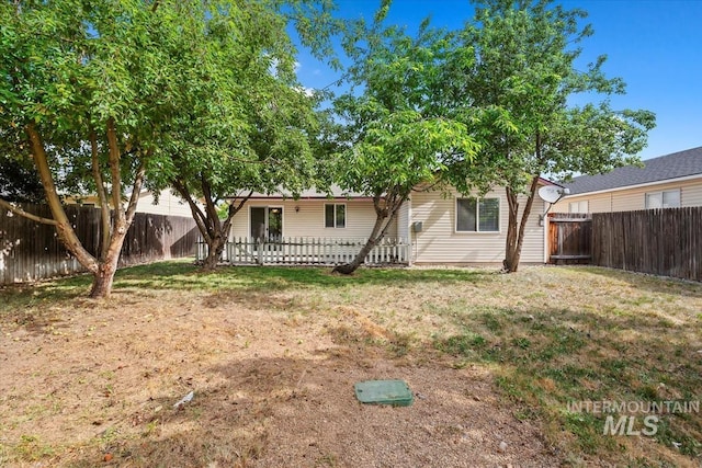 10795 W Susan St, Boise, ID 83713 - rear view of house featuring a fenced backyard