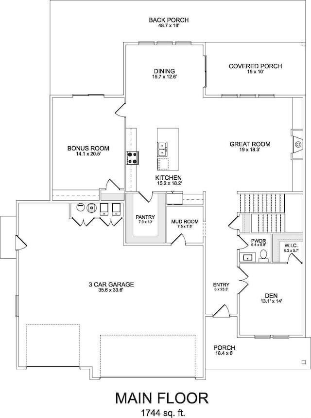 2228 N Palaestra Ave, Eagle, ID 83616 - view of floor plan / room layout