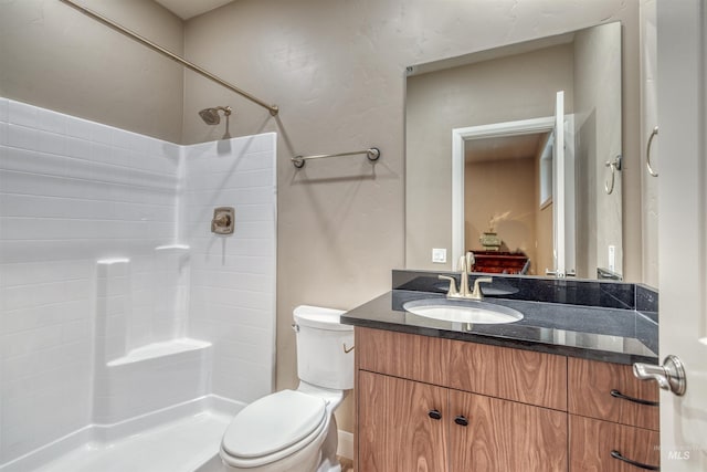 705 N Cobblestone Way, Eagle, ID 83616 - bathroom with toilet, a shower, and vanity
