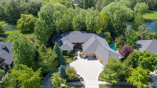 705 N Cobblestone Way, Eagle, ID 83616 - view from above of property with a large body of water