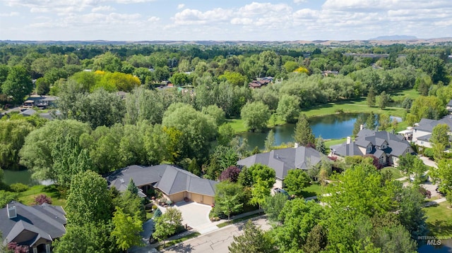 705 N Cobblestone Way, Eagle, ID 83616 - aerial perspective of suburban area featuring a large body of water
