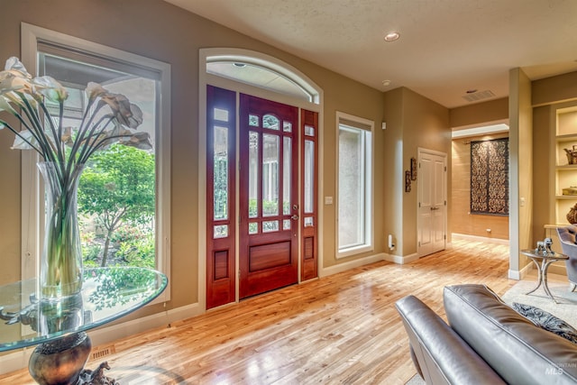 705 N Cobblestone Way, Eagle, ID 83616 - entrance foyer featuring light wood-type flooring and baseboards