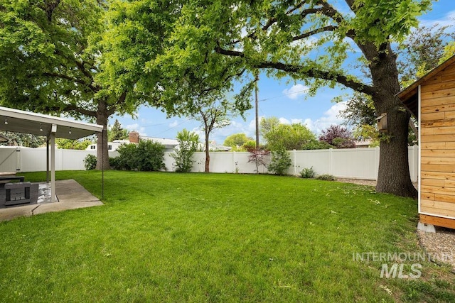 5928 W Grunder, Boise, ID 83709 - view of yard featuring a patio area