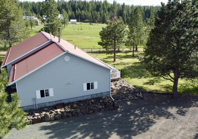 1223 Forest Rd, Winchester, ID 83555 - view from above of property with a forest