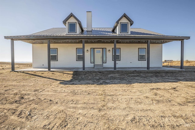 view of rear view of property