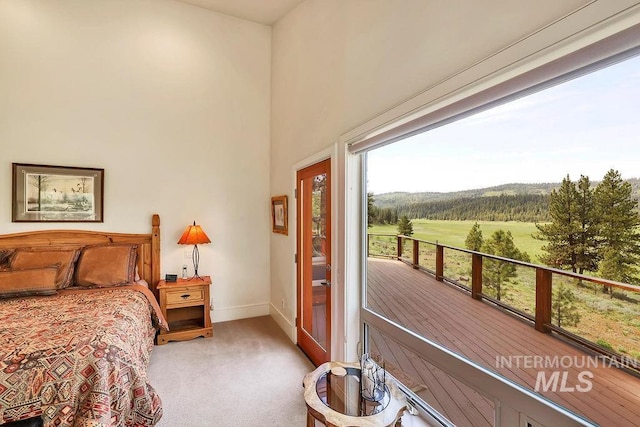 2510 Price Valley Rd, New Meadows, ID 83654 - bedroom with light colored carpet and baseboards