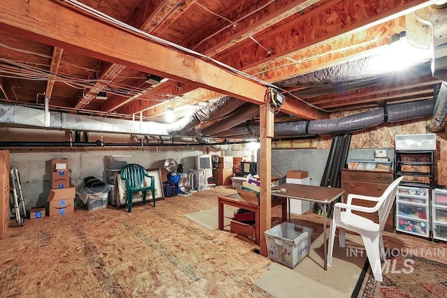 2510 Price Valley Rd, New Meadows, ID 83654 - view of unfinished basement