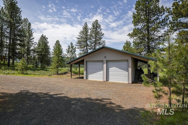 2510 Price Valley Rd, New Meadows, ID 83654 - garage featuring a detached garage