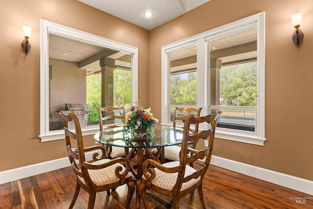 1137 N Cobblestone Way, Eagle, ID 83616 - dining room with baseboards and wood finished floors