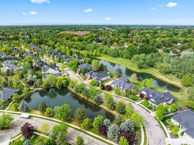 1137 N Cobblestone Way, Eagle, ID 83616 - aerial view of residential area with a nearby body of water