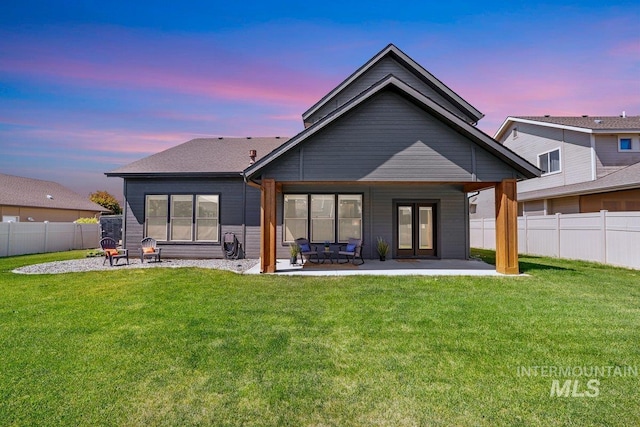 633 Reese Rd, Twin Falls, ID 83301 - rear view of property featuring a patio area and a fenced backyard