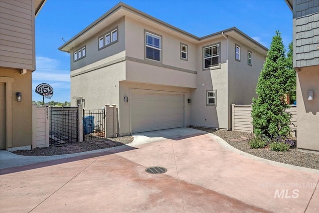 3671 S Pheasant Tail Way, Boise, ID 83716 - view of front of property with stucco siding, driveway, and an attached garage