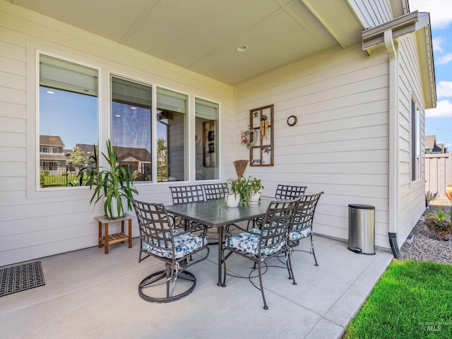 10366 Loneleaf Dr, Nampa, ID 83687 - view of patio / terrace featuring outdoor dining space