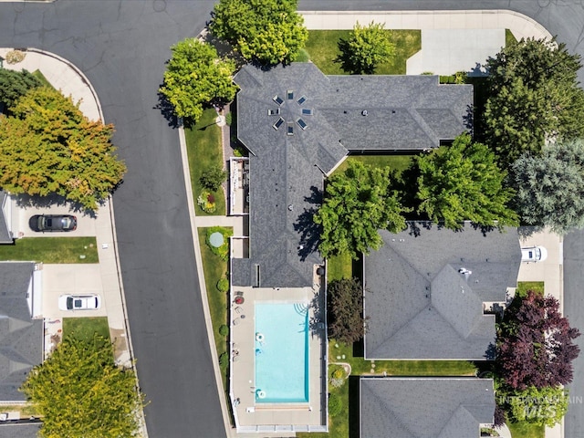 3369 W Monessen Ln, Meridian, ID 83646 - drone / aerial view of a pool