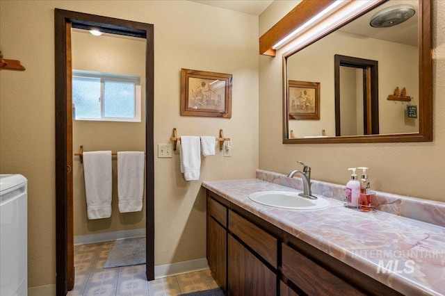 108 Panorama Dr, Cascade, ID 83611 - bathroom with vanity and baseboards