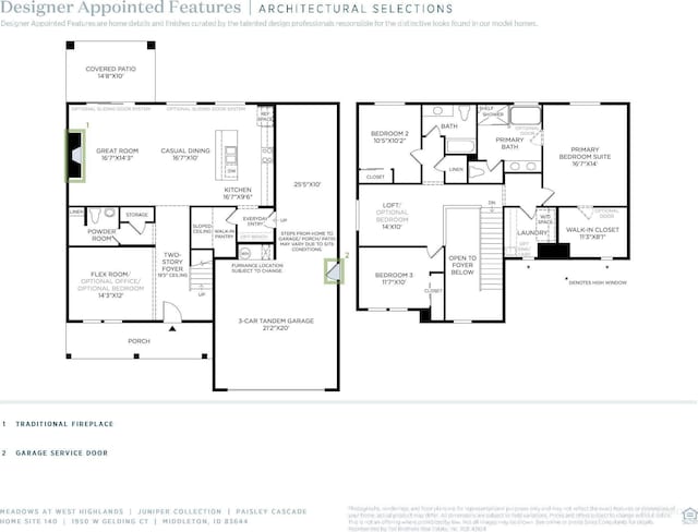 1950 W Gelding Ct, Middleton, ID 83644 - property floor plan